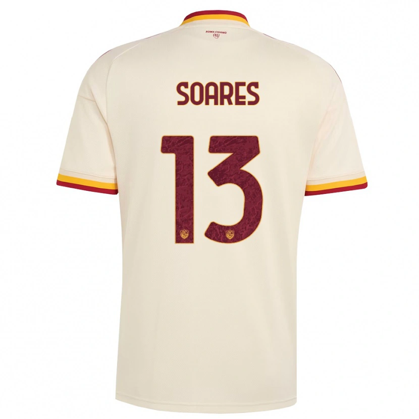 DanxenメンズJayden Soares#13シャンパン レッド イエローアウェイシャツ2026/27ジャージーユニフォーム