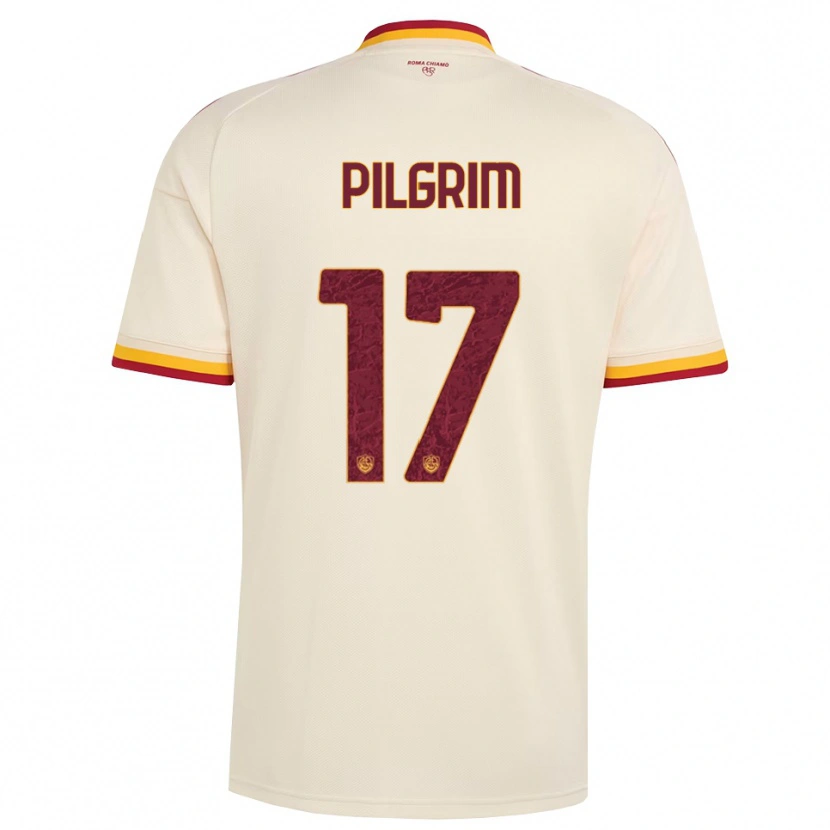 DanxenメンズAlayah Pilgrim#17シャンパン レッド イエローアウェイシャツ2026/27ジャージーユニフォーム