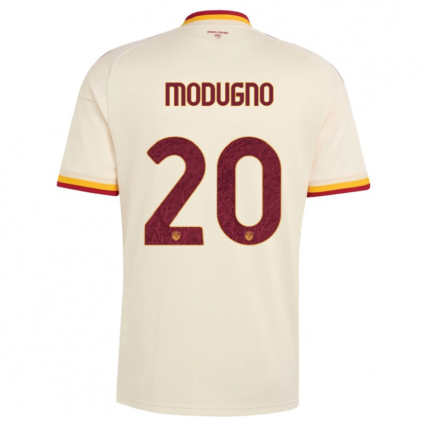 DanxenメンズEmanuele Modugno#20シャンパン レッド イエローアウェイシャツ2026/27ジャージーユニフォーム