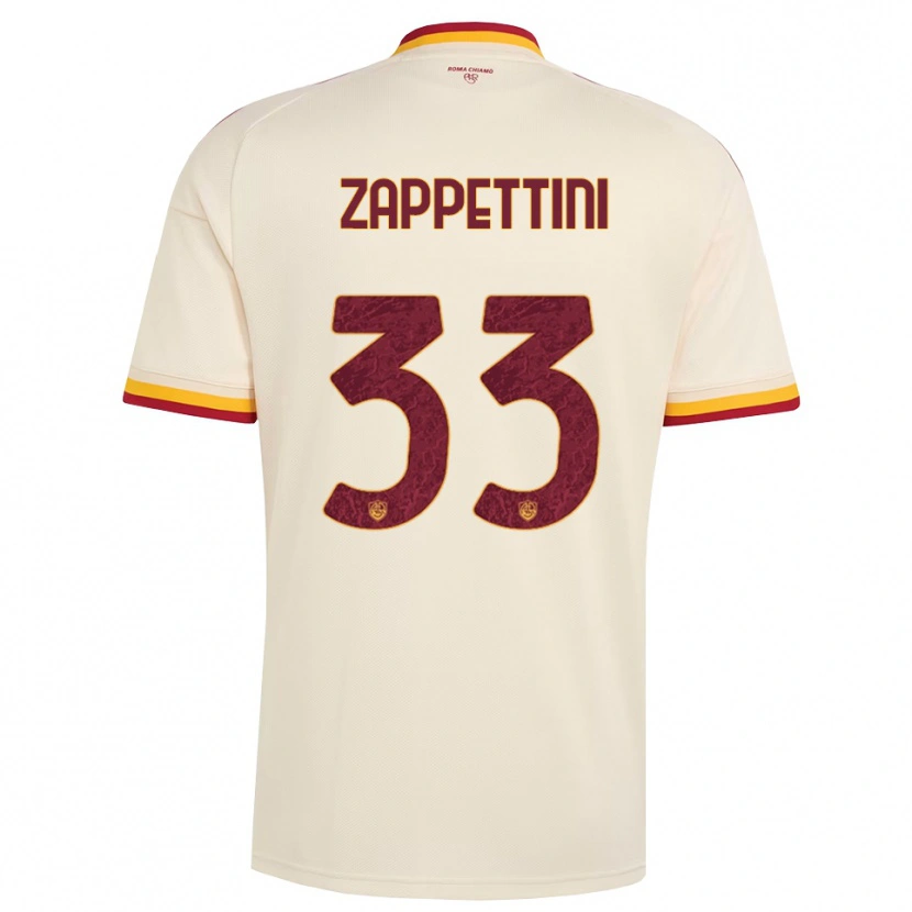 DanxenメンズSara Zappettini#33シャンパン レッド イエローアウェイシャツ2026/27ジャージーユニフォーム