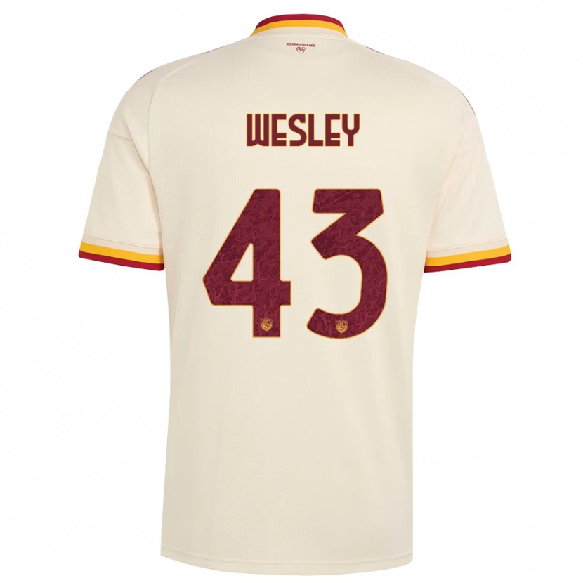 DanxenメンズWesley#43シャンパン レッド イエローアウェイシャツ2026/27ジャージーユニフォーム