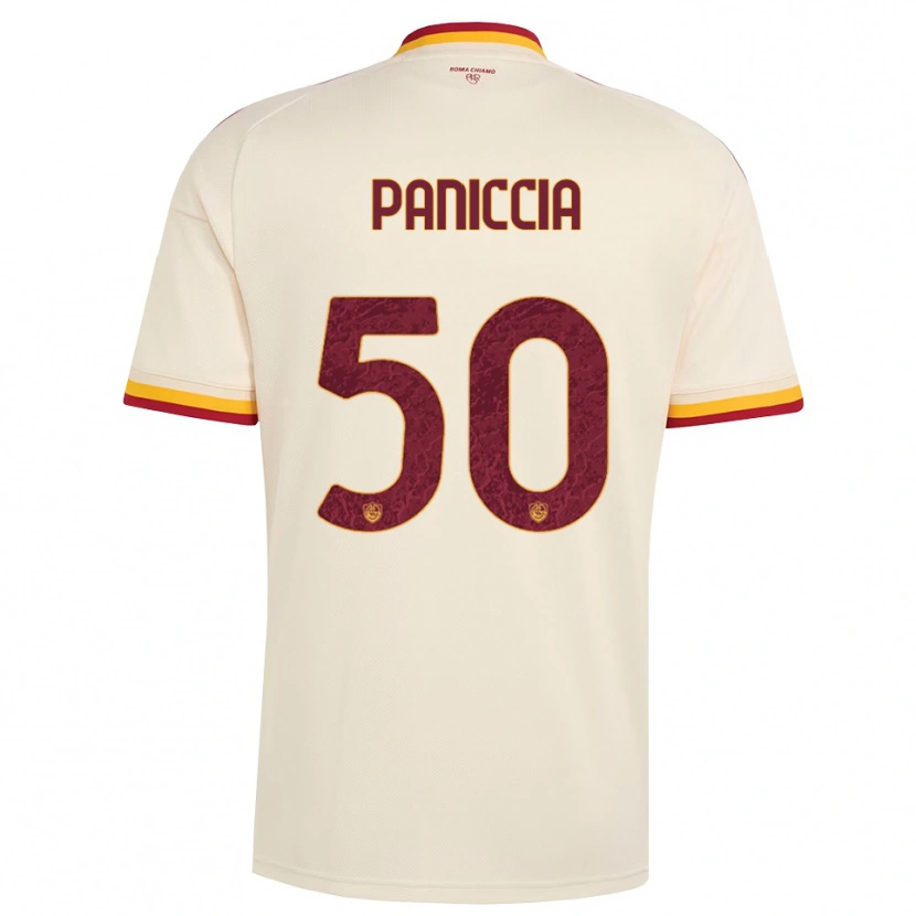DanxenメンズMartina Paniccia#50シャンパン レッド イエローアウェイシャツ2026/27ジャージーユニフォーム