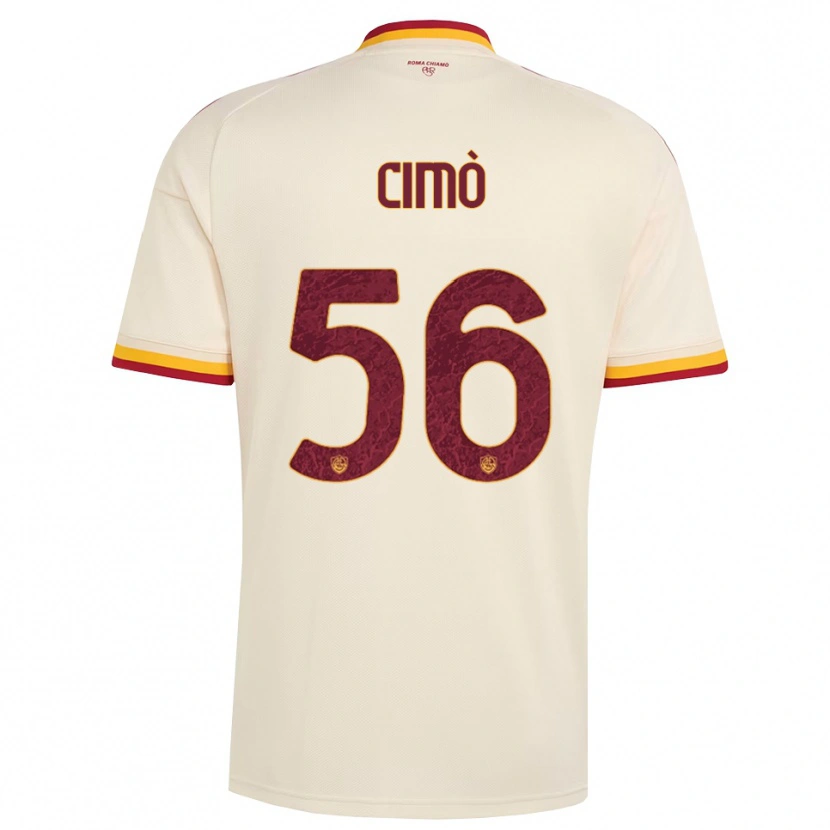 DanxenメンズGiada Cimò#56シャンパン レッド イエローアウェイシャツ2026/27ジャージーユニフォーム