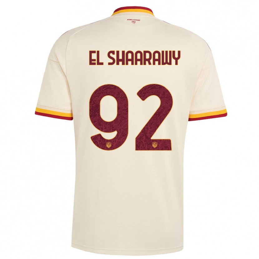 Danxenメンズステファン・エル・シャーラウィ#92シャンパン レッド イエローアウェイシャツ2026/27ジャージーユニフォーム