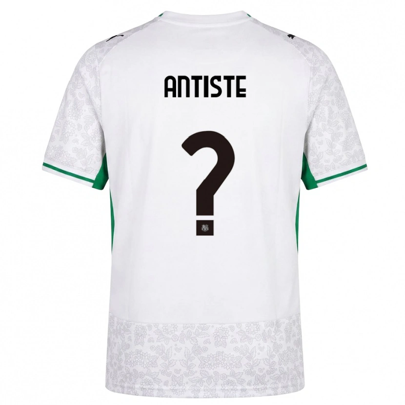 DanxenメンズJanis Antiste#0ホワイト ブラック グリーンアウェイシャツ2026/27ジャージーユニフォーム