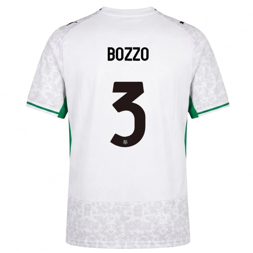 DanxenメンズMarco Bozzo#3ホワイト ブラック グリーンアウェイシャツ2026/27ジャージーユニフォーム
