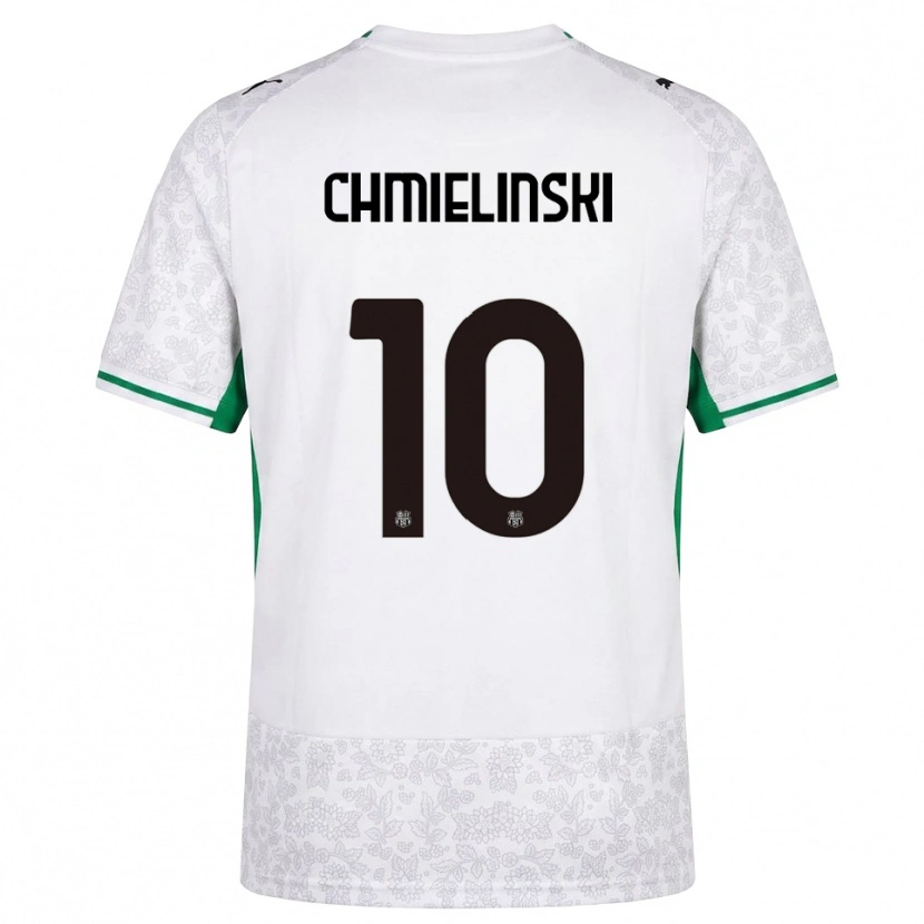 DanxenメンズGina Maria Chmielinski#10ホワイト ブラック グリーンアウェイシャツ2026/27ジャージーユニフォーム