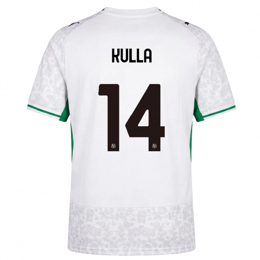 DanxenメンズGabriel Kulla#14ホワイト ブラック グリーンアウェイシャツ2026/27ジャージーユニフォーム