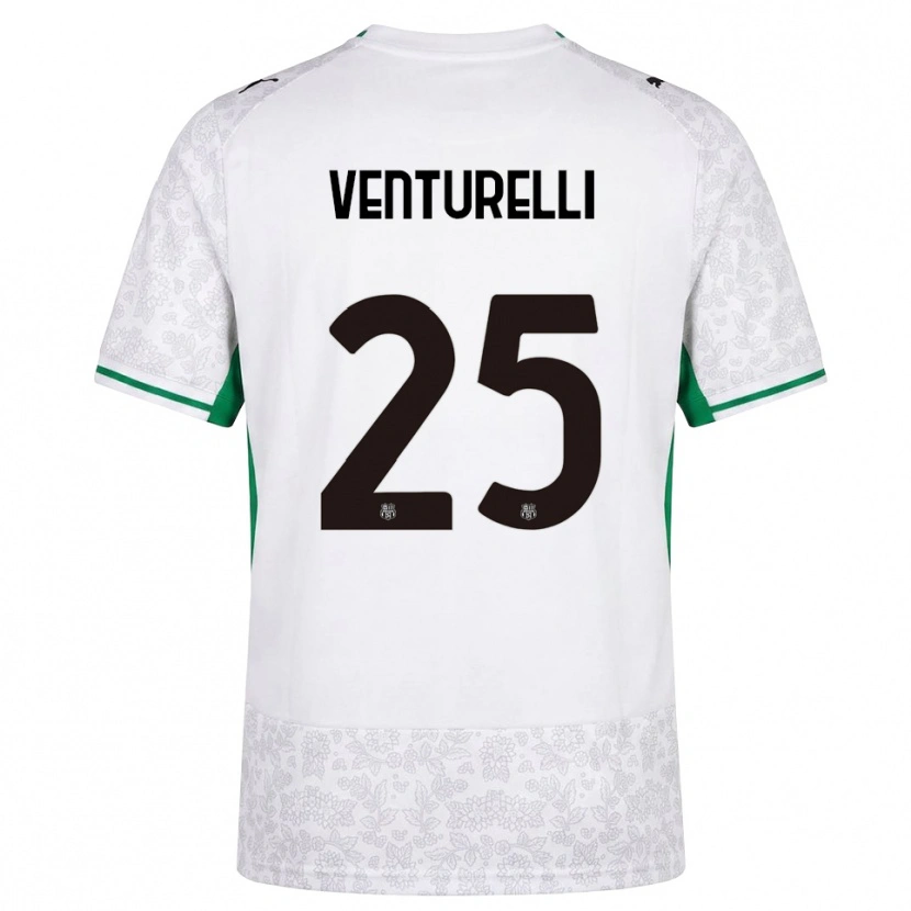 DanxenメンズCaterina Venturelli#25ホワイト ブラック グリーンアウェイシャツ2026/27ジャージーユニフォーム