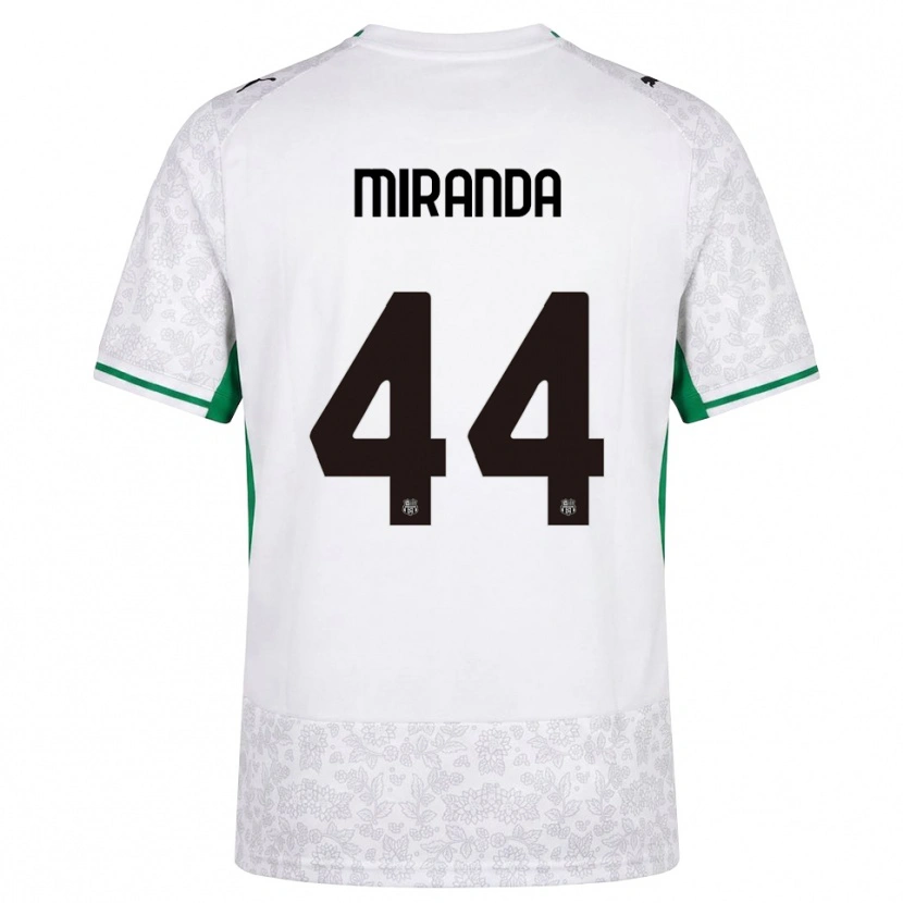 DanxenメンズKevin Miranda#44ホワイト ブラック グリーンアウェイシャツ2026/27ジャージーユニフォーム