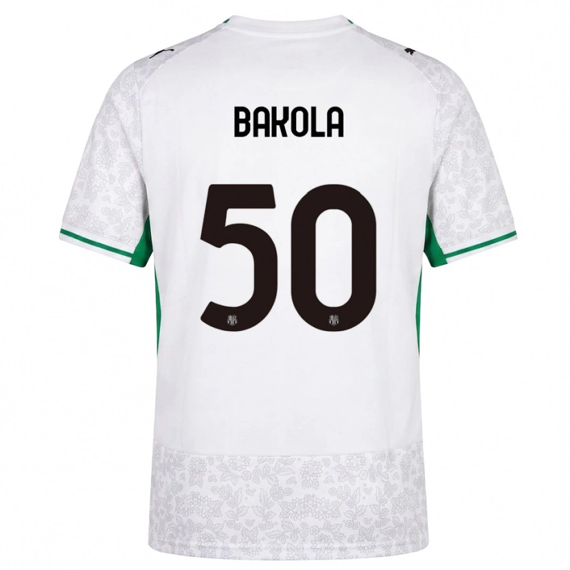 DanxenメンズDarryl Bakola#50ホワイト ブラック グリーンアウェイシャツ2026/27ジャージーユニフォーム
