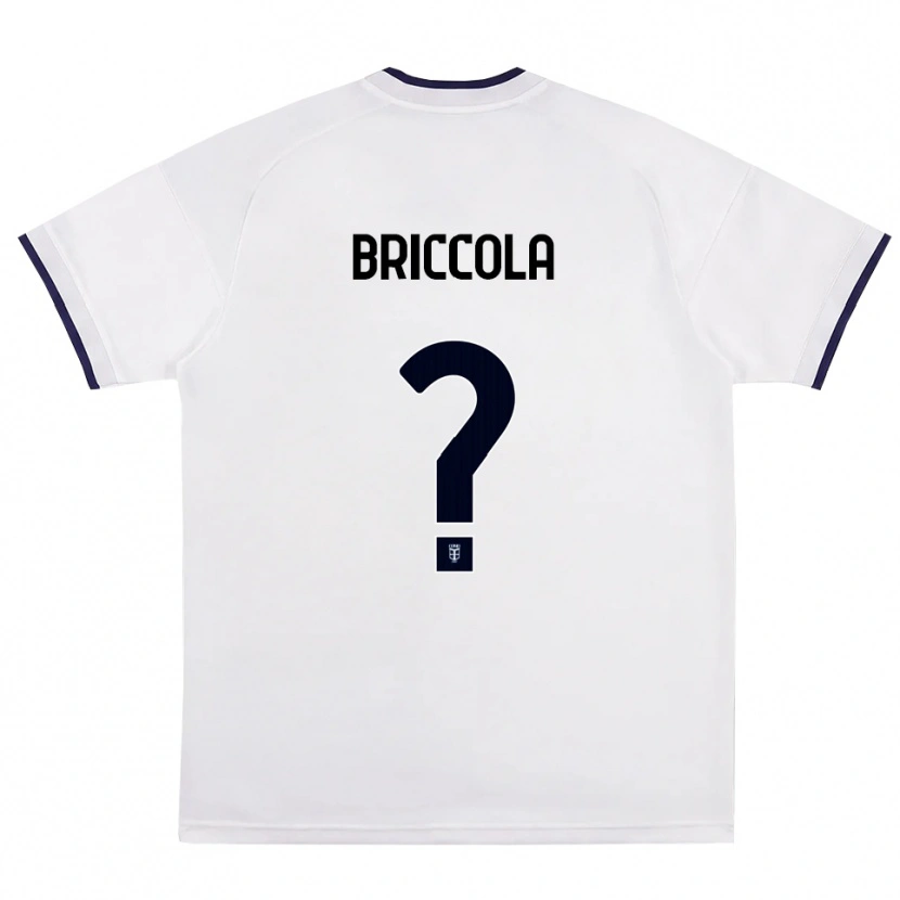 DanxenメンズFilippo Briccola#0ホワイト レッド ロイヤルブルーアウェイシャツ2026/27ジャージーユニフォーム