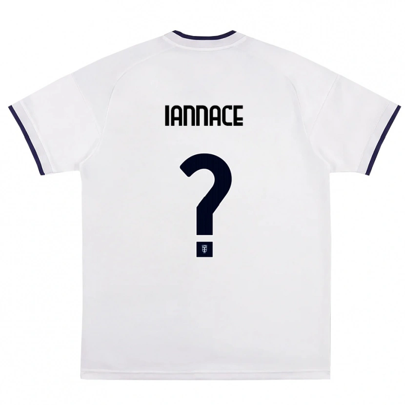 DanxenメンズMattia Iannace#0ホワイト レッド ロイヤルブルーアウェイシャツ2026/27ジャージーユニフォーム