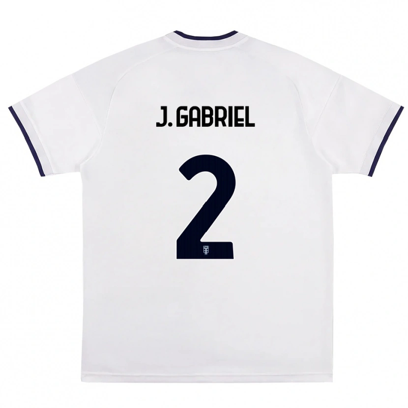 DanxenメンズJoão Gabriel#2ホワイト レッド ロイヤルブルーアウェイシャツ2026/27ジャージーユニフォーム