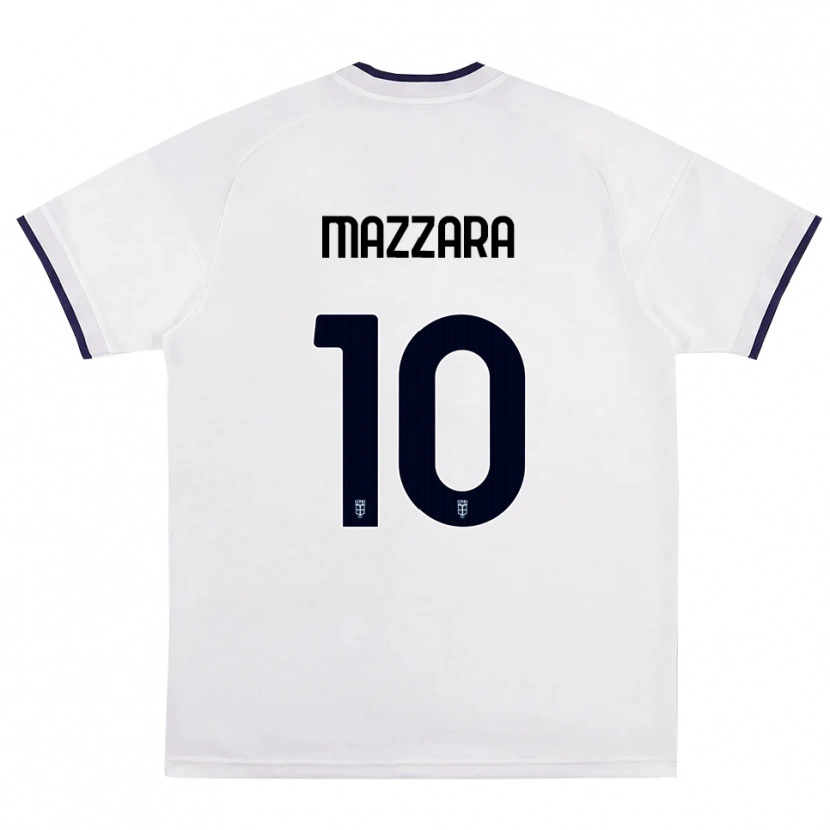DanxenメンズCristian Mazzara#10ホワイト レッド ロイヤルブルーアウェイシャツ2026/27ジャージーユニフォーム