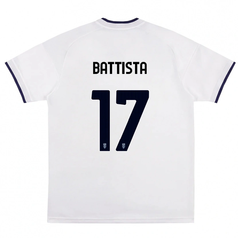 DanxenメンズRiccardo Battista#17ホワイト レッド ロイヤルブルーアウェイシャツ2026/27ジャージーユニフォーム