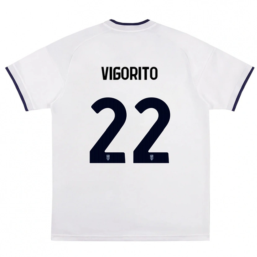 DanxenメンズMauro Vigorito#22ホワイト レッド ロイヤルブルーアウェイシャツ2026/27ジャージーユニフォーム