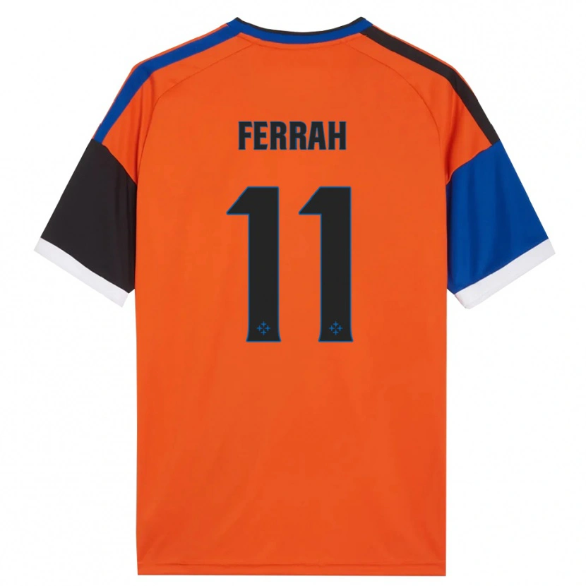 DanxenメンズIchem Ferrah#11オレンジ ブルー ブラック ホワイトアウェイシャツ2026/27ジャージーユニフォーム