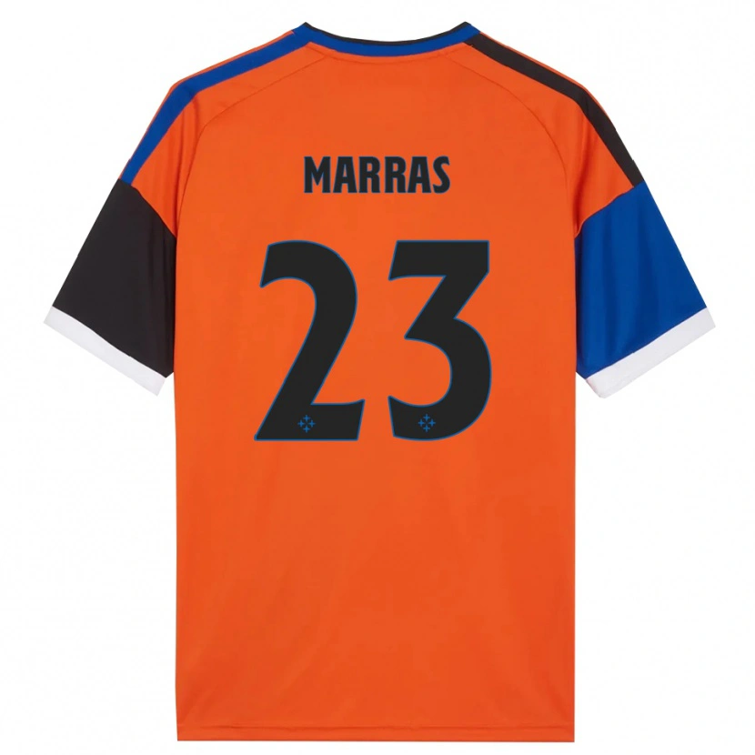 DanxenメンズTommaso Marras#23オレンジ ブルー ブラック ホワイトアウェイシャツ2026/27ジャージーユニフォーム