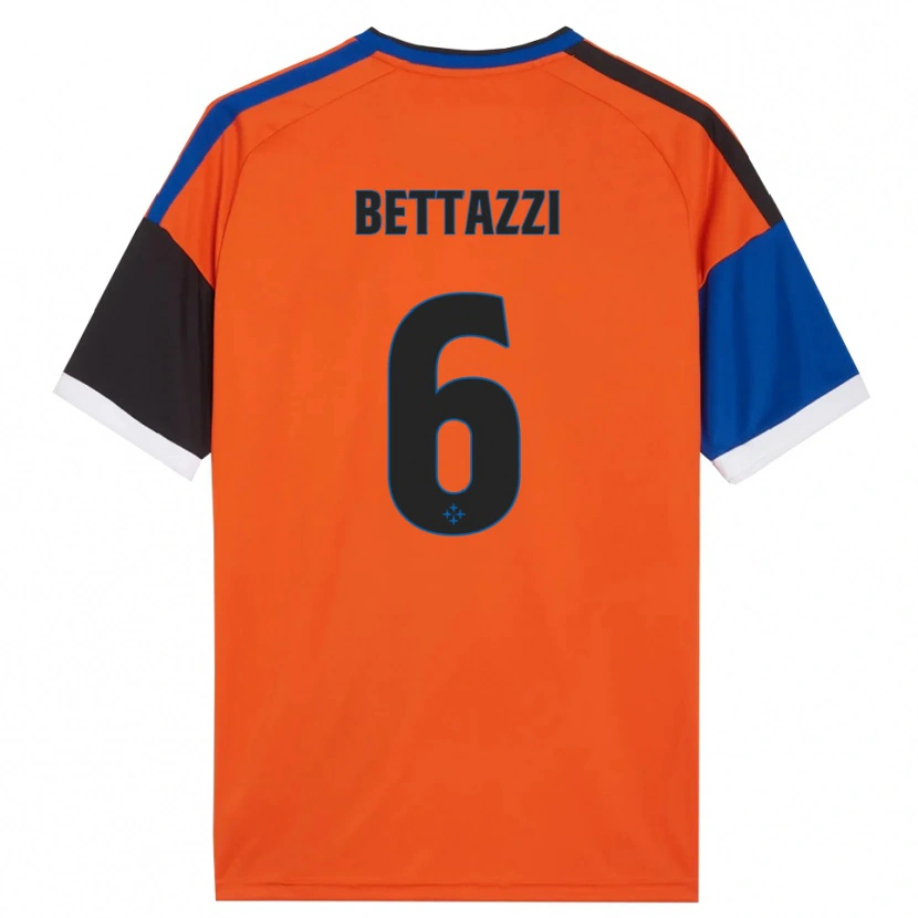DanxenメンズBrando Bettazzi#6オレンジ ブルー ブラック ホワイトアウェイシャツ2026/27ジャージーユニフォーム