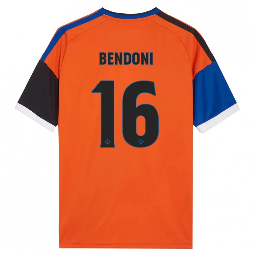 DanxenメンズMarco Bendoni#16オレンジ ブルー ブラック ホワイトアウェイシャツ2026/27ジャージーユニフォーム