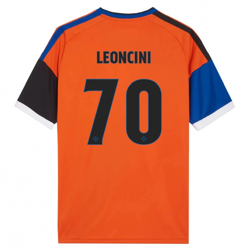 DanxenメンズMattia Leoncini#70オレンジ ブルー ブラック ホワイトアウェイシャツ2026/27ジャージーユニフォーム