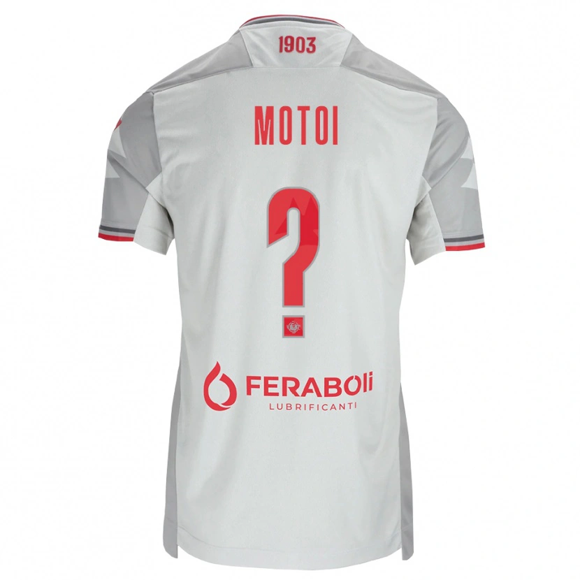 DanxenメンズRany Motoi#0グレー ホワイト レッドアウェイシャツ2026/27ジャージーユニフォーム