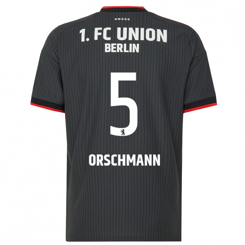 DanxenメンズKatja Orschmann#5ブラック ホワイトレッドアウェイシャツ2026/27ジャージーユニフォーム