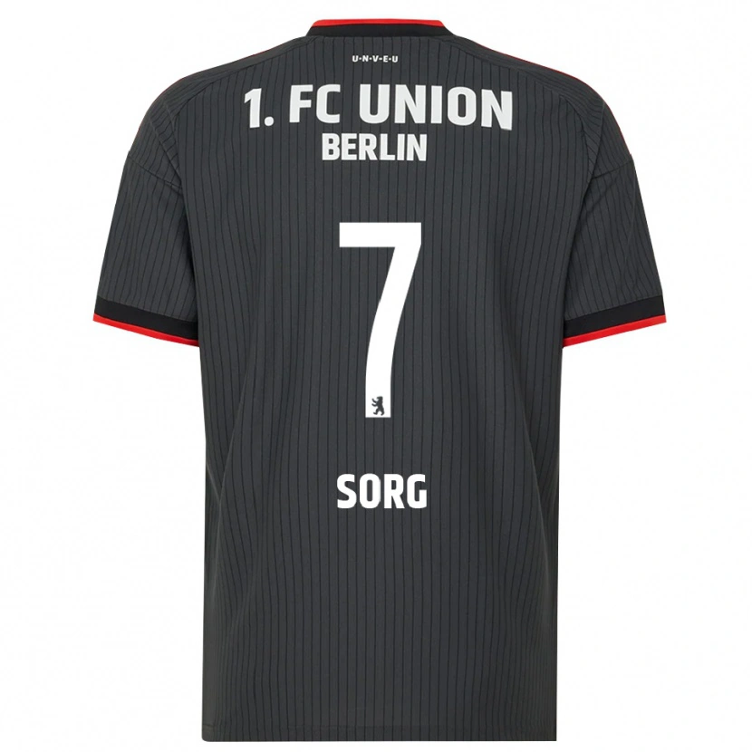 DanxenメンズLeonard Sorg#7ブラック ホワイトレッドアウェイシャツ2026/27ジャージーユニフォーム