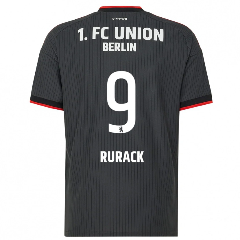 DanxenメンズZita Rurack#9ブラック ホワイトレッドアウェイシャツ2026/27ジャージーユニフォーム