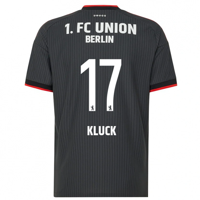 DanxenメンズPierre Kluck#17ブラック ホワイトレッドアウェイシャツ2026/27ジャージーユニフォーム