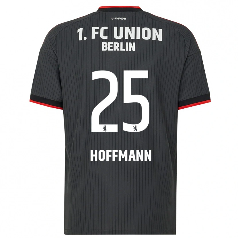 DanxenメンズMarwin Hoffmann#25ブラック ホワイトレッドアウェイシャツ2026/27ジャージーユニフォーム