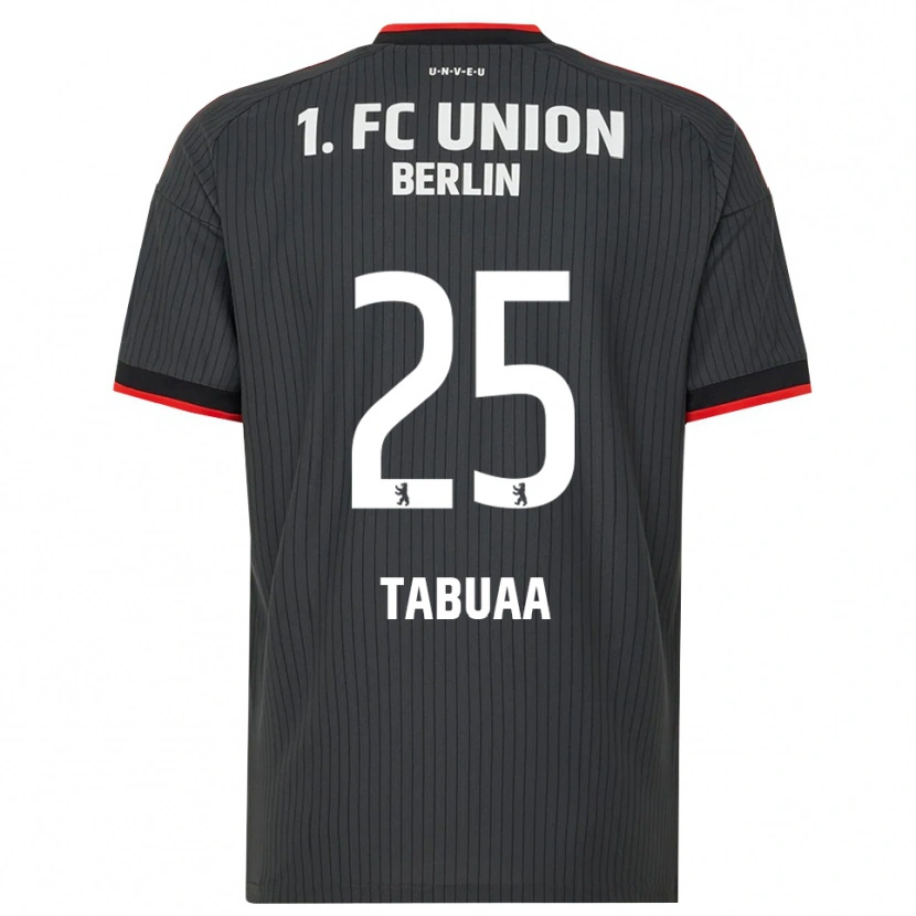 DanxenメンズStephen Tabuaa#25ブラック ホワイトレッドアウェイシャツ2026/27ジャージーユニフォーム