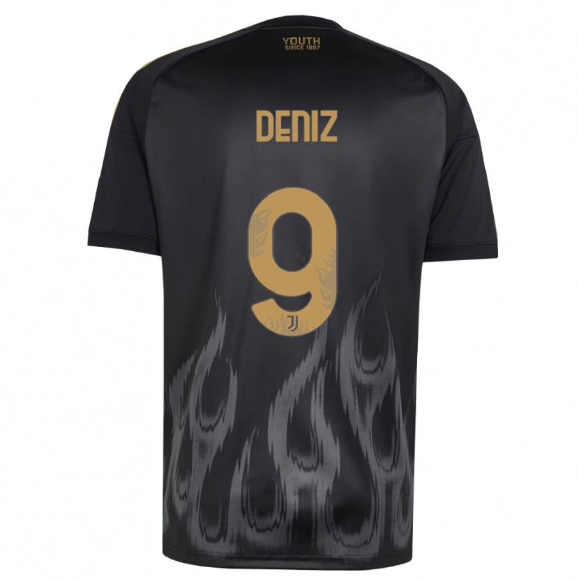 Danxenメンズエッサド・デニス#9ブラック ブラウンサードユニフォームシャツ2026/27ジャージーユニフォーム