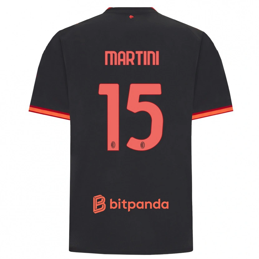 DanxenメンズThomas Martini#15ブラック レッドサードユニフォームシャツ2026/27ジャージーユニフォーム