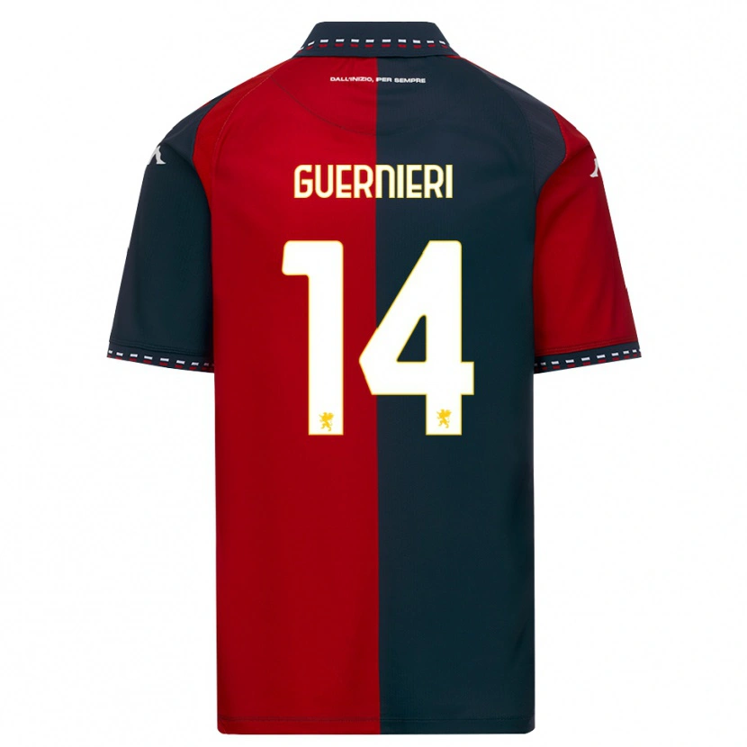 DanxenレディースAndrea Guernieri#14レッド ブラック ホワイトホームシャツ2026/27ジャージーユニフォーム