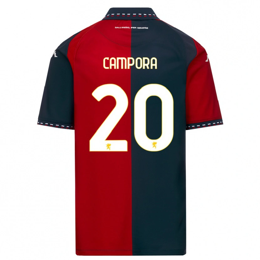 DanxenレディースAlice Campora#20レッド ブラック ホワイトホームシャツ2026/27ジャージーユニフォーム