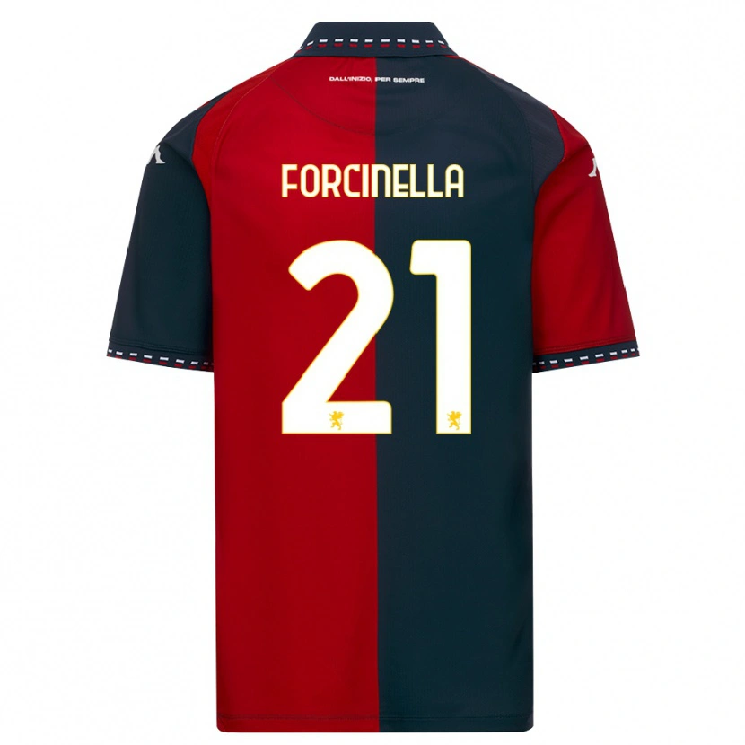 DanxenレディースCamilla Forcinella#21レッド ブラック ホワイトホームシャツ2026/27ジャージーユニフォーム
