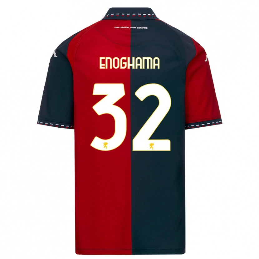 DanxenレディースIsaac Enoghama#32レッド ブラック ホワイトホームシャツ2026/27ジャージーユニフォーム