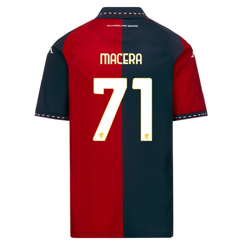 DanxenレディースMatilde Macera#71レッド ブラック ホワイトホームシャツ2026/27ジャージーユニフォーム