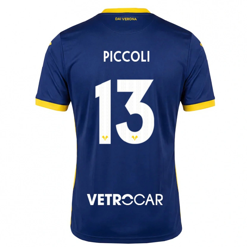 DanxenレディースThomas Piccoli#13ロイヤルブルー イエロー ホワイトホームシャツ2026/27ジャージーユニフォーム