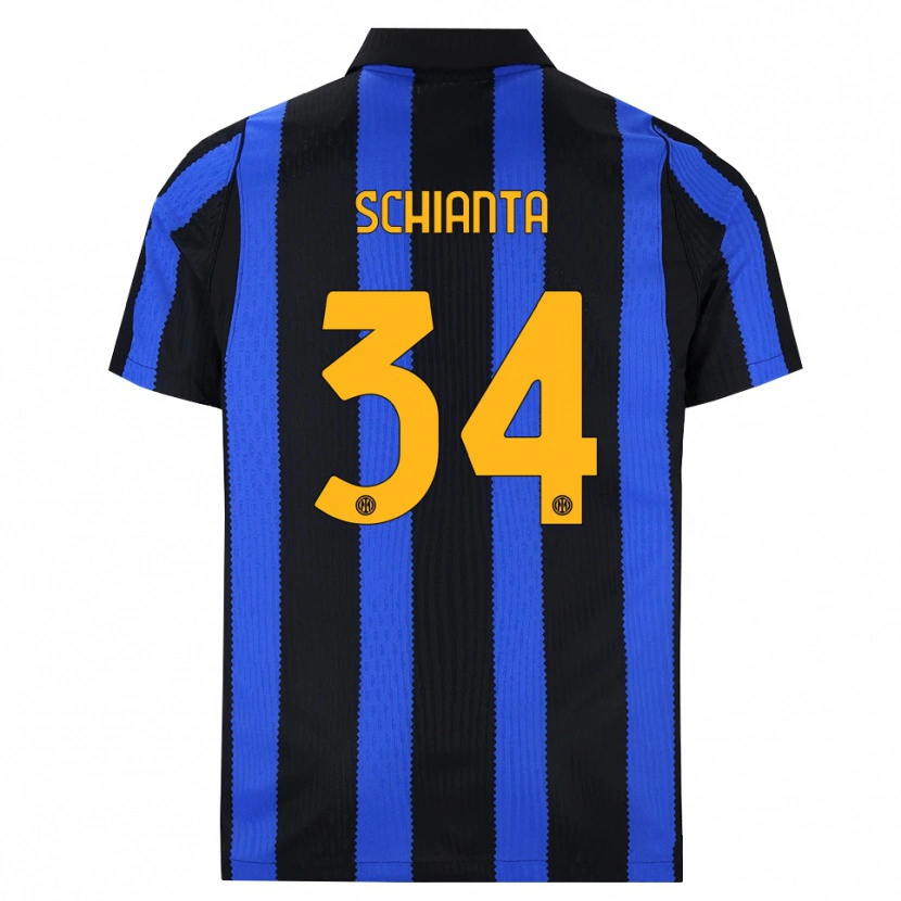 DanxenレディースValentina Schianta#34ブラック ブルー イエローホームシャツ2026/27ジャージーユニフォーム