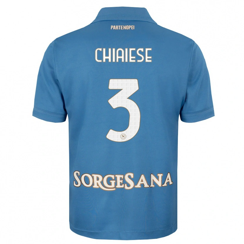 DanxenレディースRiccardo Chiaiese#3ヘイズブルー ホワイトホームシャツ2026/27ジャージーユニフォーム