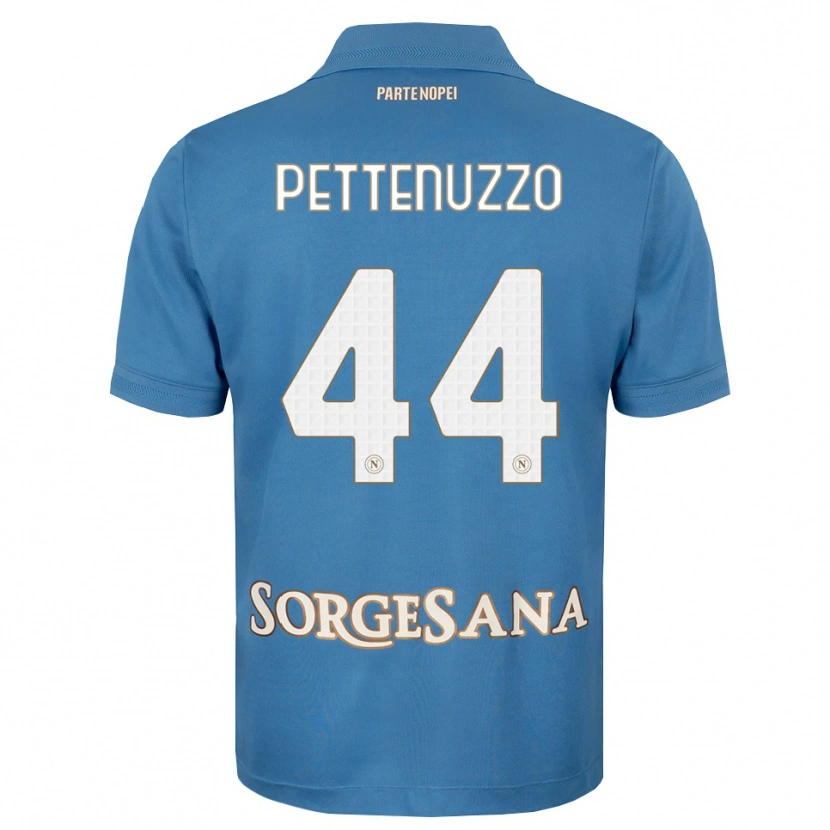 DanxenレディースTecla Pettenuzzo#44ヘイズブルー ホワイトホームシャツ2026/27ジャージーユニフォーム