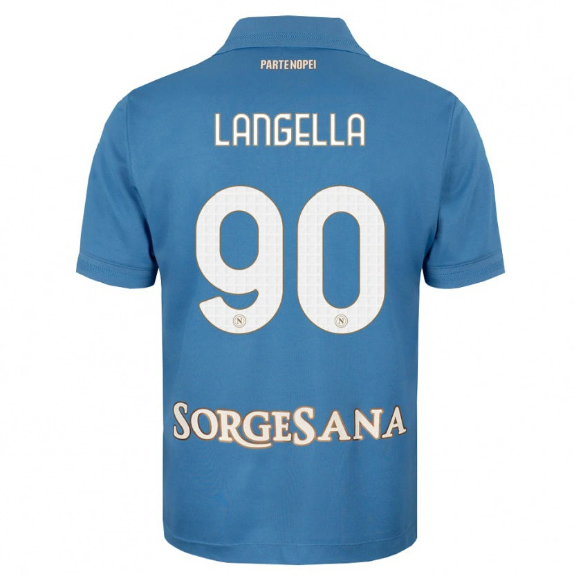 DanxenレディースGabriella Langella#90ヘイズブルー ホワイトホームシャツ2026/27ジャージーユニフォーム