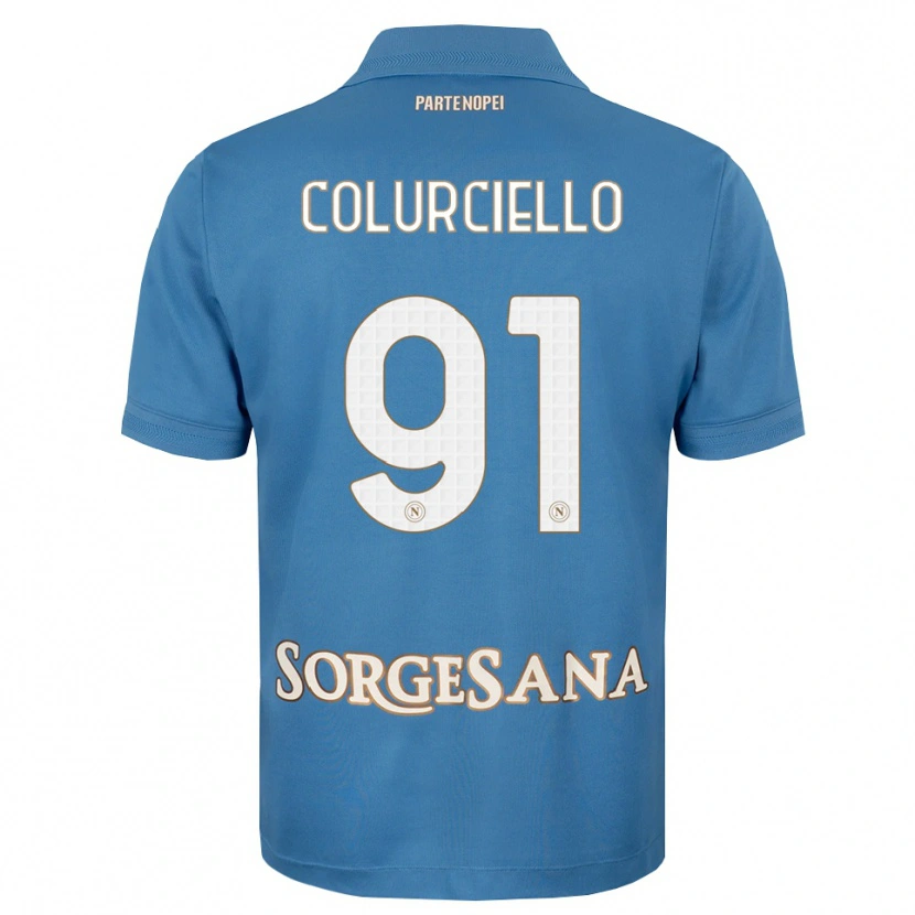 DanxenレディースCristian Colurciello#91ヘイズブルー ホワイトホームシャツ2026/27ジャージーユニフォーム