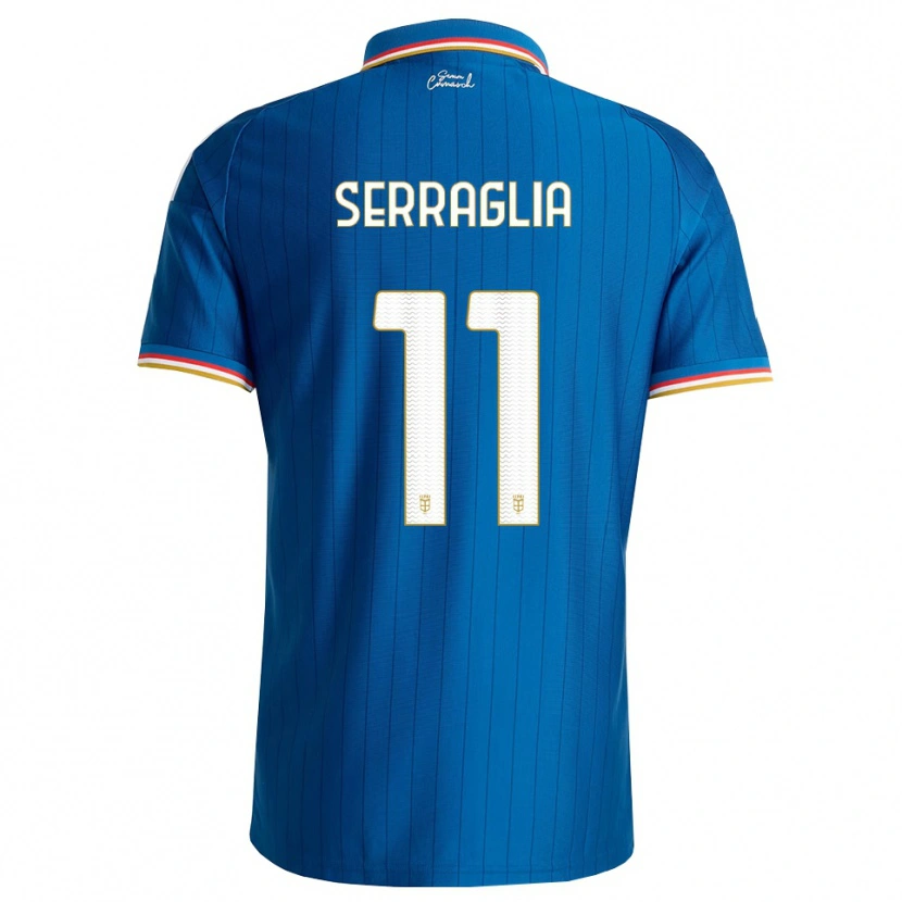 DanxenレディースLucas Serraglia#11ブルー ホワイト レッドホームシャツ2026/27ジャージーユニフォーム