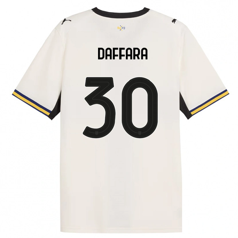 Danxenレディースジョバンニ・ダファーラ#30オフホワイト ブラック イエローホームシャツ2026/27ジャージーユニフォーム