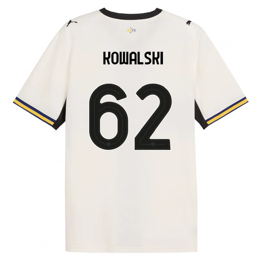 DanxenレディースMateusz Kowalski#62オフホワイト ブラック イエローホームシャツ2026/27ジャージーユニフォーム