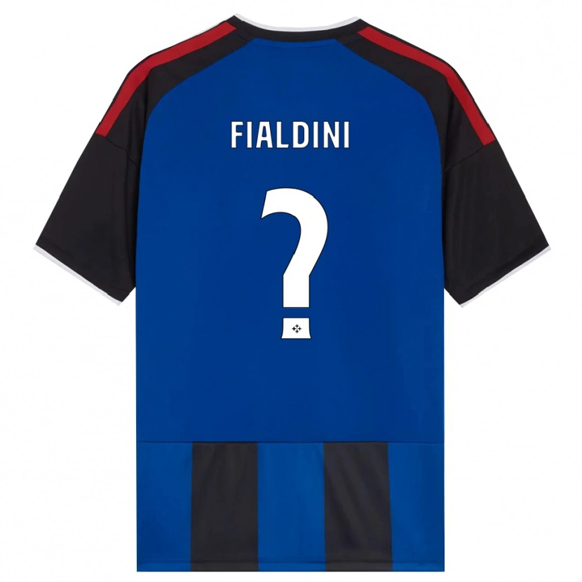 DanxenレディースFilippo Fialdini#0ブラック レッド ホワイト ブルーホームシャツ2026/27ジャージーユニフォーム